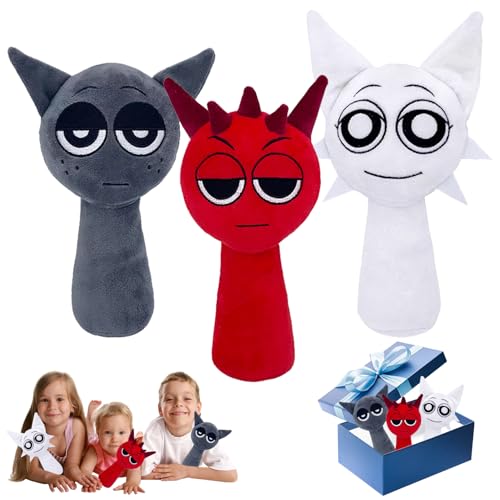 BAISHUWU Sprunki Plüschtier, Katze, für Kinder und Erwachsene (B) von BAISHUWU