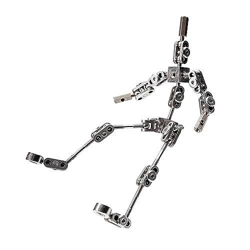 BAIYITONGDA DIY Profi-Studio Stop-Motion-Animations-Set, 12-18 cm, Metall, für alle Altersgruppen, enthält Stop-Motion-Figurenskelett mit Schulter-, Ellenbogen-, Knie- und Knöchelgelenken BAIYITONGDA DIY Profi-Studio Stop-Motion-Animations-Set, 12-18 cm, Metall, für alle Altersgruppen, enthält Stop-Motion-Figurenskelett mit Schulter-, Ellenbogen-, Knie- und Knöchelgelenken von BAIYITONGDA