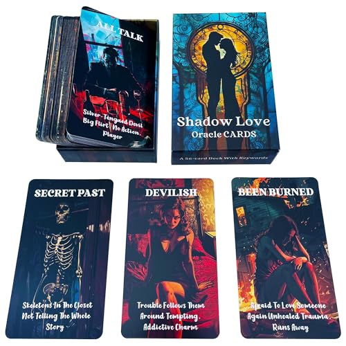 BAIYOOBAI Shadow Love Orakel: Liebesbeziehungen & Liebesbotschaften Orakelkarten - Aufschlussreiche Selbstreflexion für Anfänger BAIYOOBAI Shadow Love Orakel: Liebesbeziehungen & Liebesbotschaften Orakelkarten - Aufschlussreiche Selbstreflexion für Anfänger von BAIYOOBAI