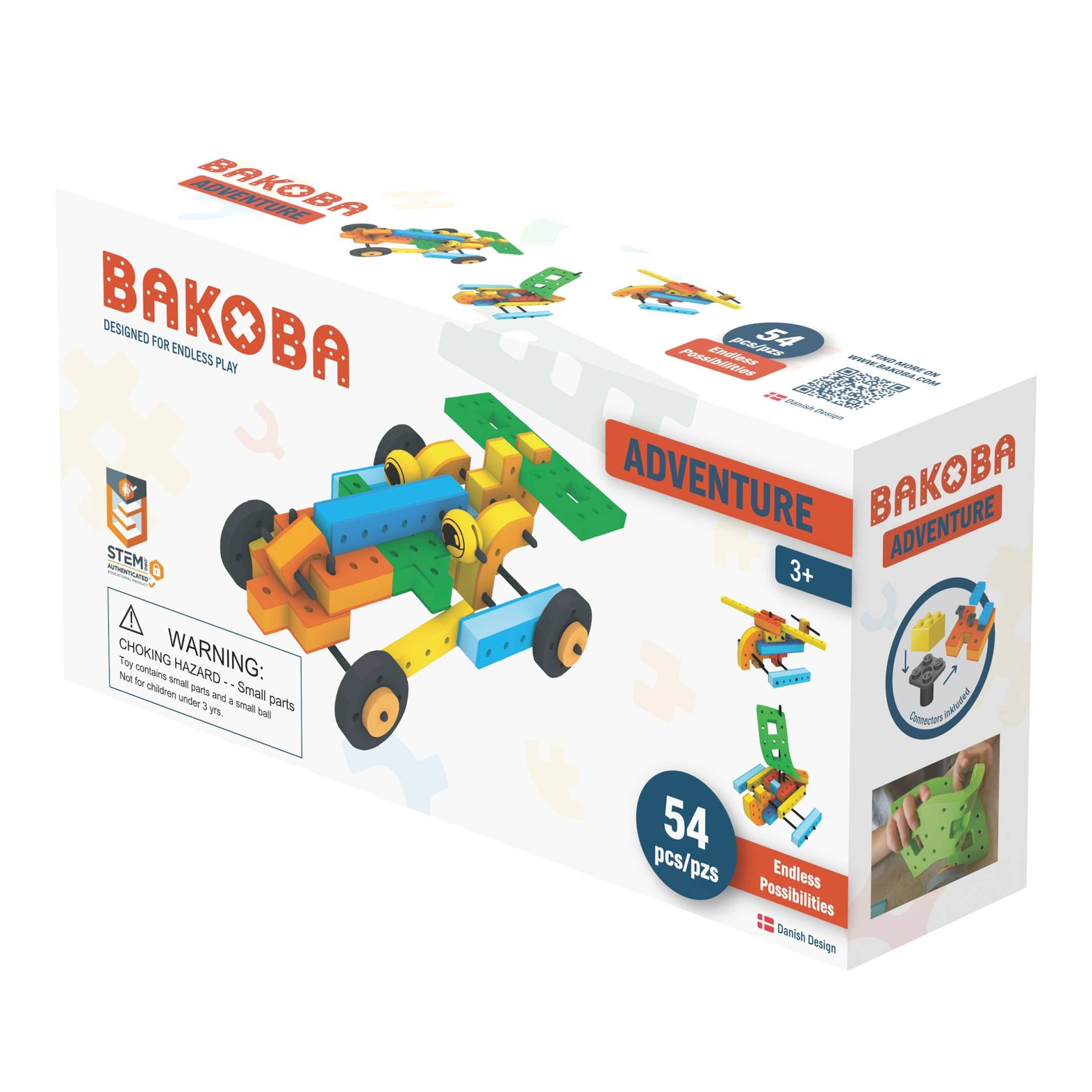 Bakoba Bau Set Adventure 54 Teile von BAKOBA