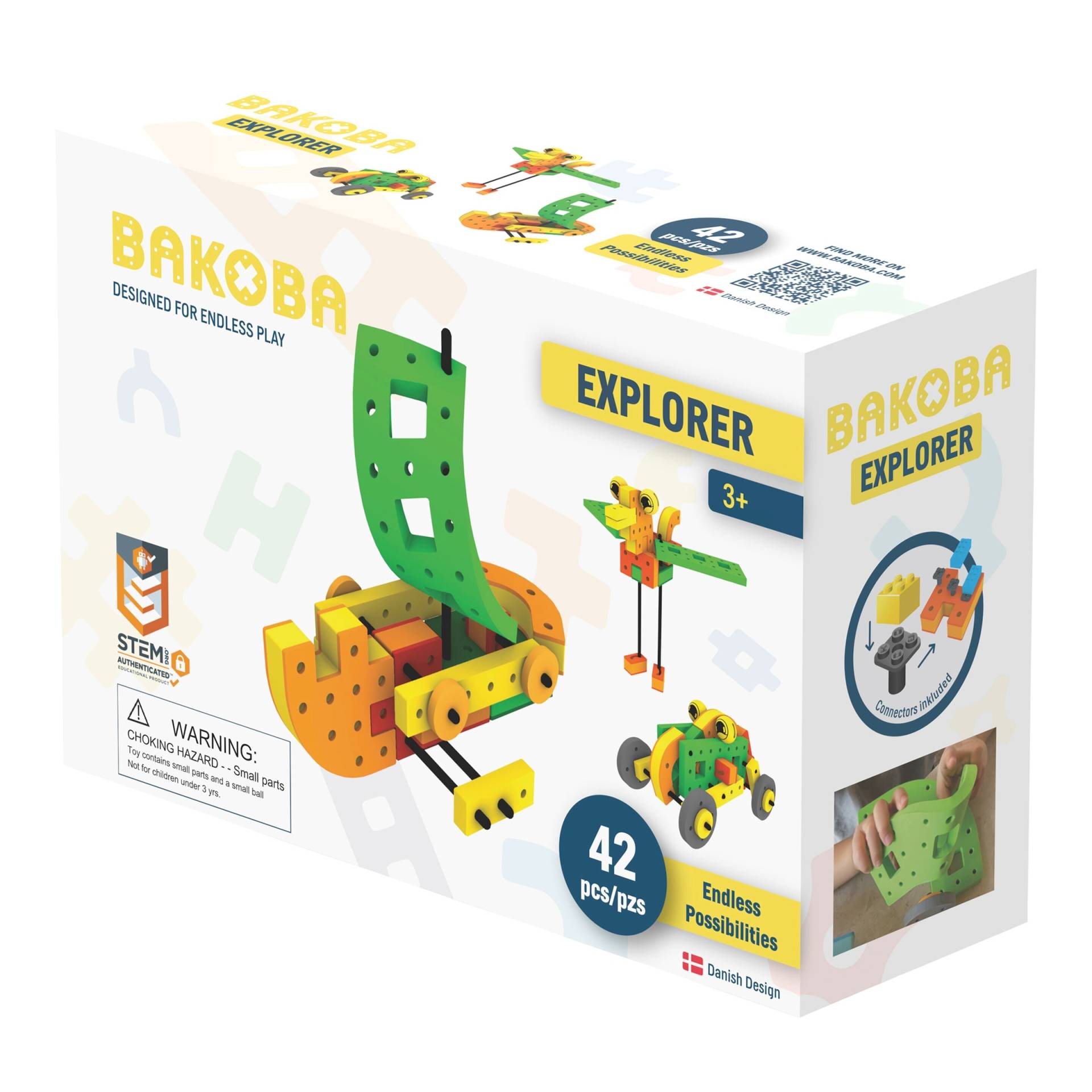 Bakoba Bau Set Explorer 42 Teile von BAKOBA