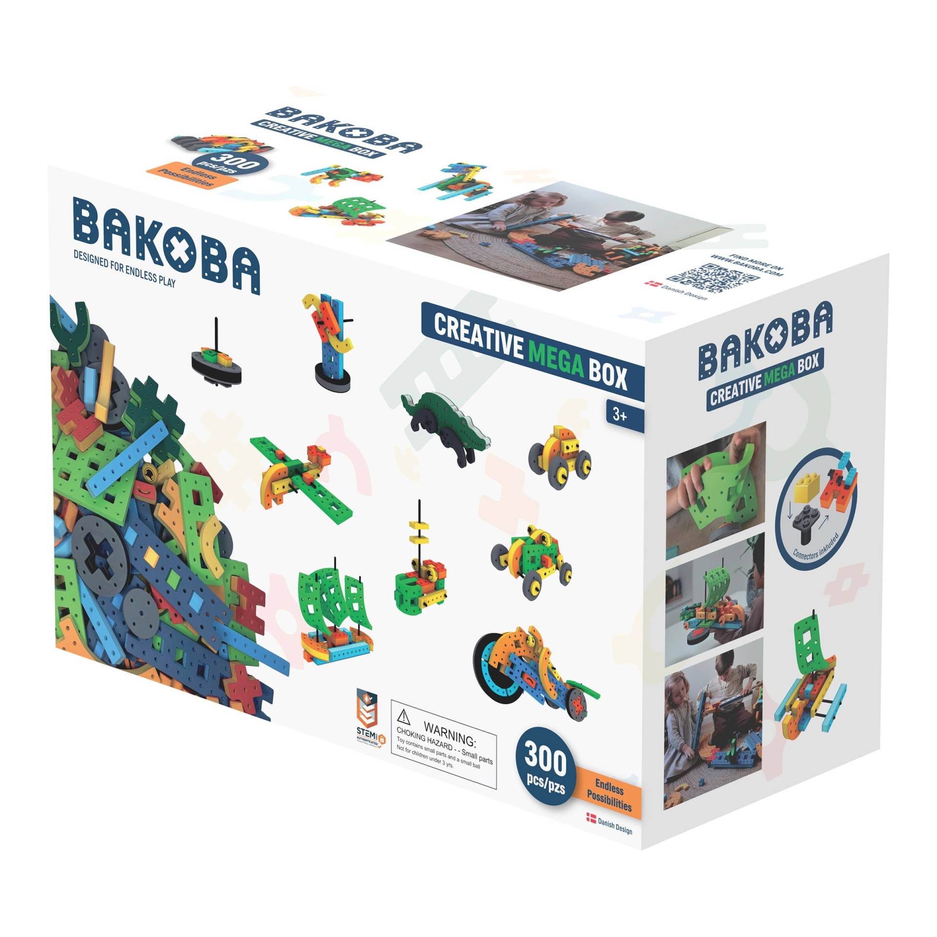 Bakoba Creative Mega Box 300 Teile Bakoba Creative Mega Box 300 Teile von BAKOBA