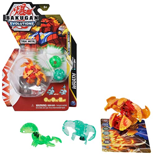 Bakugan 'Evolutions' Power Up 3er Pack mit 1 Platinum Series Ball (Pyrus Wrath) und 2 Nanogan (Ventus Clutch, Haos Echo) von Bakugan