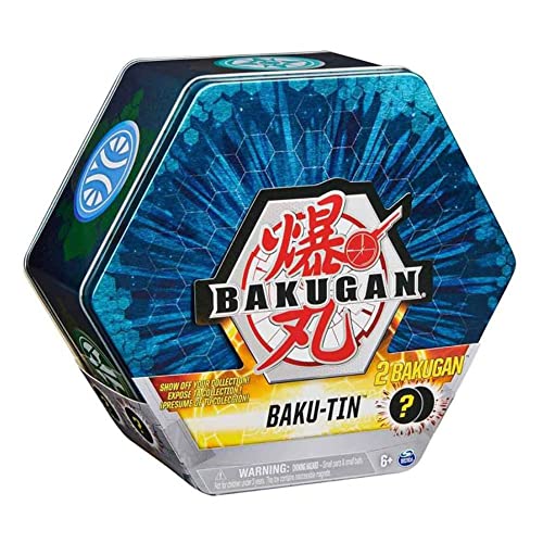 BAKUGAN Baku Tin Spinmaster | Aufbewahrungsbox, Farbe:Blau von BAKUGAN