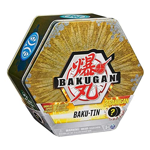 BAKUGAN Baku Tin Spinmaster | Aufbewahrungsbox, Farbe:Gelb von BAKUGAN