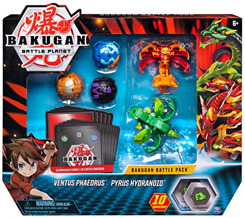 BAKUGAN Battle Pack mit 5 (2 Ultra & 3 Basic Balls), unterschiedliche Varianten von BAKUGAN