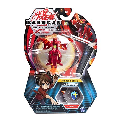 BAKUGAN SPINMASTER Battle Planet – Dragonoid – 8cm Ultra Actionfigur & Trading Card von BAKUGAN