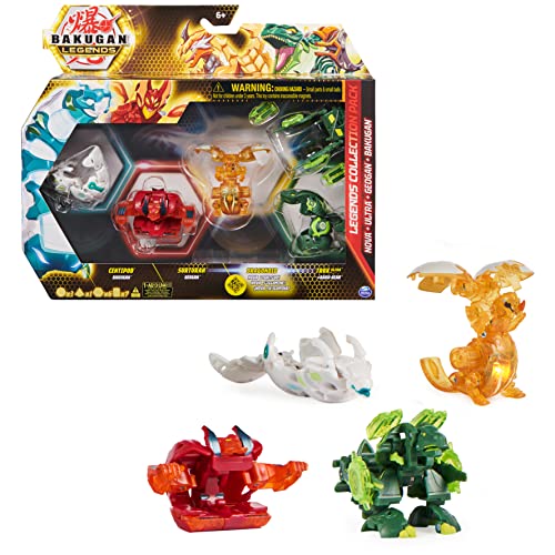 BAKUGAN 'Legends' 2023 Legends Collection 4er Pack mit 1 Nova Ball, 1 Basic Ball, 1 Geogan und 1 Ultra Ball mit Baku-Gear, ab 6 Jahren BAKUGAN 'Legends' 2023 Legends Collection 4er Pack mit 1 Nova Ball, 1 Basic Ball, 1 Geogan und 1 Ultra Ball mit Baku-Gear, ab 6 Jahren von BAKUGAN