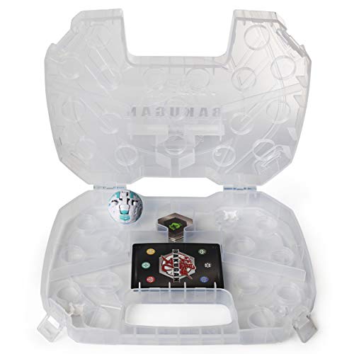 Bakugan 6045138 / #20115350 - Storage Case, Aufbewahrungskoffer mit extra Bakugan Basic Ball, Gorthion (weiß) von BAKUGAN