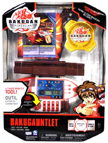 Spin Master Bakugan Gundalian Invaders Ultimate Brawler Tool Accessory Set - BAKUGAUNTLET with Bracelet Snap, 3 Exclusive Ability Card and 1 Bakucoin von BAKUGAN