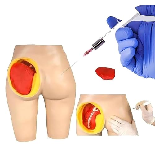 Lehrmodell for das menschliche Körpermodell, Hüftinjektionssimulator, abnehmbarer 4/1-Hüftinjektionssimulator, 3 Injektionstrainingsmethoden, geeignet for Schulen, Krankenhäuser und Schulungen Lehrmodell for das menschliche Körpermodell, Hüftinjektionssimulator, abnehmbarer 4/1-Hüftinjektionssimulator, 3 Injektionstrainingsmethoden, geeignet for Schulen, Krankenhäuser und Schulungen von BALENFAY