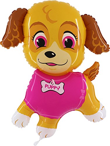 BALLOONSHOP 39 Zoll Puppy Girl Folienballon - Mädchen Geburtstagsparty - Mädchen Geschenke ... von BALLOONSHOP