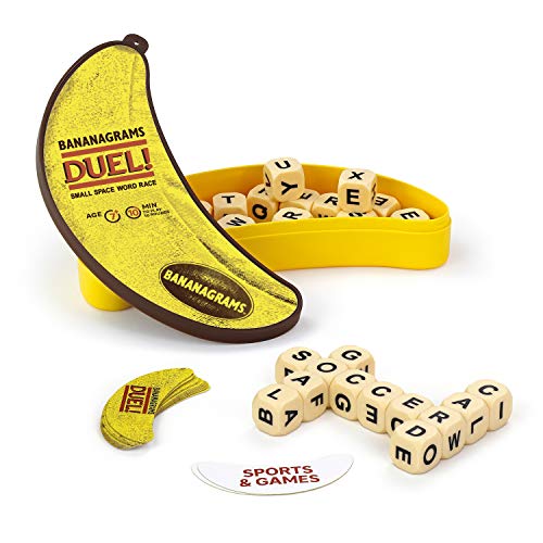 BANANAGRAMS , Bananagrams Duel , Word Game , Ages 7+ , 2 Players , 10+ Minutes Playing Time von BANANAGRAMS