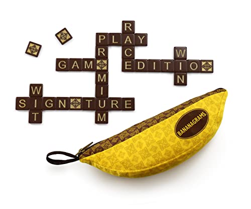 BANANAGRAMS | Signature Edition – exklusiv bei Amazon | Wortspiel | ab 7 Jahren | 1-8 Spieler | 30 Minuten Spielzeit von BANANAGRAMS