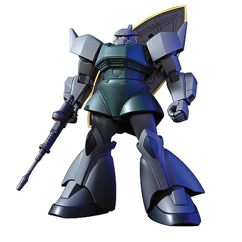 BANDAI MODEL KIT Gundam - 1/144 HGUC Gelgoog/Gelgoog Cannon - Modellbausatz, Schwarz von BANDAI MODEL KIT