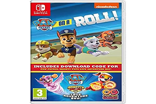 NAMCO Paw Patrol: Auf Einer Rolle! & Paw Patrol Mighty Pups: Save Adventure Bay! - 2 Spiele in 1 von NAMCO