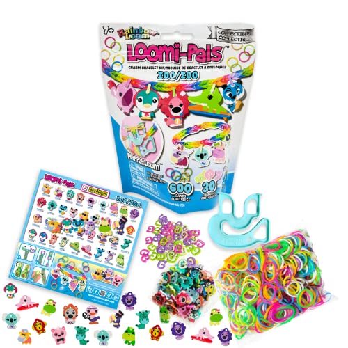 Rainbow Loom Bandai Sammlerstücke, Schmuck, Bastelpakete, Armbandhersteller-Kit für Jungen und Mädchen, Zubehör mit Loom-Band-Charms, Gummi, Loomi-Pals Zoo Rainbow Loom Bandai Sammlerstücke, Schmuck, Bastelpakete, Armbandhersteller-Kit für Jungen und Mädchen, Zubehör mit Loom-Band-Charms, Gummi, Loomi-Pals Zoo von Rainbow Loom