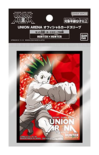 BANDAI NAMCO Entertainment Bandai: Union Arena Hunter x Hunter Offizielle 60ct Kartenhüllen von Bandai