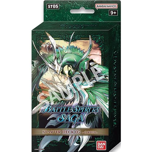 Battle Spirits Saga: Starter Deck [ST05] Verdant Wings | Trading Card Game | Ages 6+ | 2 Players | 20-30 Minutes Playing Time von BANDAI NAMCO Entertainment