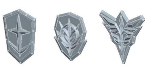 BANDAI Hobby - Builders Parts HD - MS Emblem Relief 01 BANDAI Hobby - Builders Parts HD - MS Emblem Relief 01 von BANDAI SPIRITS