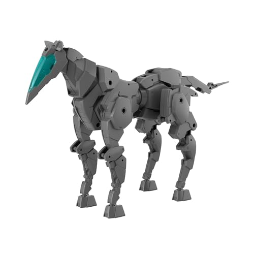 BANDAI SPIRITS Exa-Fahrzeug (Pferde-Mecha-Version, 30 mm) [Dunkelgrau] Maßstab 1:144, farbcodiertes Kunststoffmodell von BANDAI SPIRITS