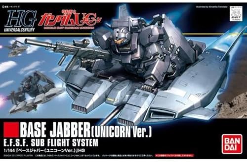 BANDAI SPIRITS HGUC Mobile Suit Gundam UC Base Jabber (Einhorn Ver.) Maßstab 1:144 Farbkodiertes Kunststoffmodell, Schwarz von BANDAI SPIRITS