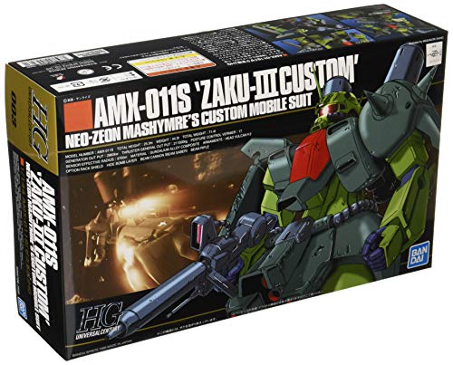 BANDAI SPIRITS HGUC Mobile Suit ZZ Gundam Zaku III Custom 1/144 Scale Color-Coded pre-Plastic Model BANDAI SPIRITS HGUC Mobile Suit ZZ Gundam Zaku III Custom 1/144 Scale Color-Coded pre-Plastic Model von BANDAI SPIRITS