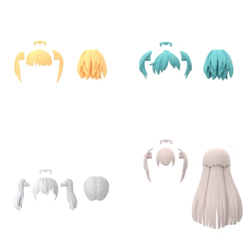 Bandai 30MS 30 Minuten Sisters Option Hair Style Parts Vol. 5er Set 4 Zubehörsets von BANDAI SPIRITS
