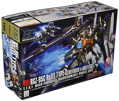 Bandai GUN60666 Hguc 1/144 Rgz-95C Rezel Type-C (Defenser B-Unit) von BANDAI SPIRITS