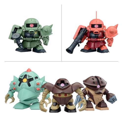 Bandai Hobby - Mobile Suit Gundam - BB Senshi Mobile Suit Gundam Principality of Zeon Mobile Suit Set SD Model Kit Bandai Hobby - Mobile Suit Gundam - BB Senshi Mobile Suit Gundam Principality of Zeon Mobile Suit Set SD Model Kit von BANDAI SPIRITS