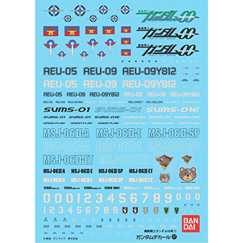 Bandai Model Kit-51608 51608 Gundam Decal-OO Multi 2 GD47, 53713 von BANDAI SPIRITS