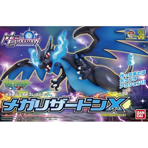 Bandai Pokémon – Figur mit Gelenken, zum Bauen, 10 cm – Charizard X Model Kit Bandai Pokémon – Figur mit Gelenken, zum Bauen, 10 cm – Charizard X Model Kit von BANDAI SPIRITS