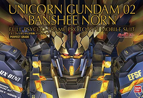 BANDAI SPIRITS PG Mobile Suit Gundam UC RX-0 [N] Unicorn Gundam Unit 2 Banshy Norn Maßstab 1:60, farbcodiertes Kunststoffmodell von BANDAI SPIRITS