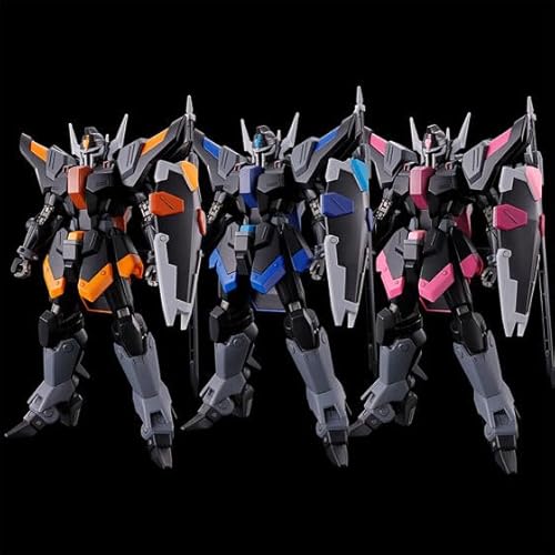 1/144 HG Black Knight Squadron Rudra Liderard's, Daniel's und Ryus Set (3-teilig) von BANDAI