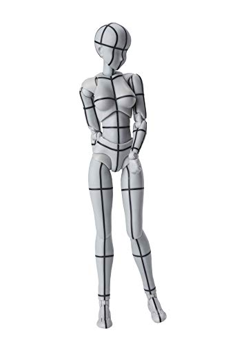 BANDAI - Body Chan Wireframe Grau 13 cm, 179404, Mehrfarbig von TAMASHII NATIONS