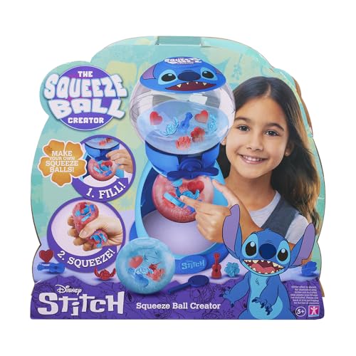 BANDAI, Squeeze Ball Maker Stitch, Mehrfarbig CO8261, kreieren Sie Ihren Squeeze-Ball mit Stitch-Figuren von BANDAI