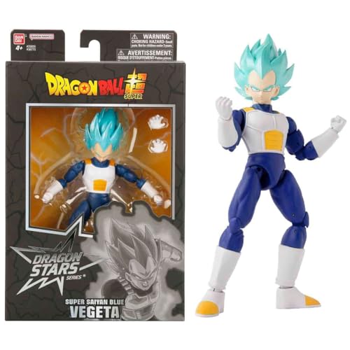 BANDAI 36773 Dragon Ball-Dragonstars-Super Saiyan Blue Vegeta: Version 2-17 cm Actionfigur von BANDAI