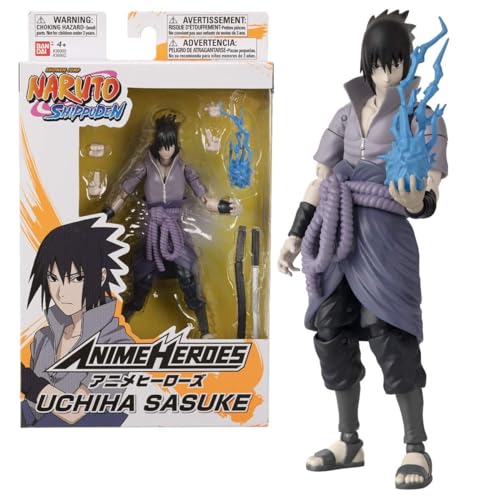Anime Heroes – Naruto Shippuden – Anime Heroes Figur 17 cm – Sasuke Uchiwa – 36902 von BANDAI