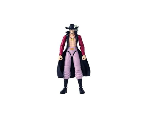 Bandai - Anime Heroes - Figur One Piece - Mihawk Figur 17 cm - Offiziell Lizenziertes One Piece - Bewegliche Manga-Figur Falkenauge Mihawk - Spielzeug für Kinder ab 4 Jahren - 37053 von BANDAI