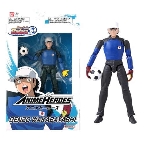 Bandai - Anime Heroes - Captain Tsubasa - Actionfigur Anime Heroes 17 cm - Genzo Wakabayashi - 37792 von Bandai