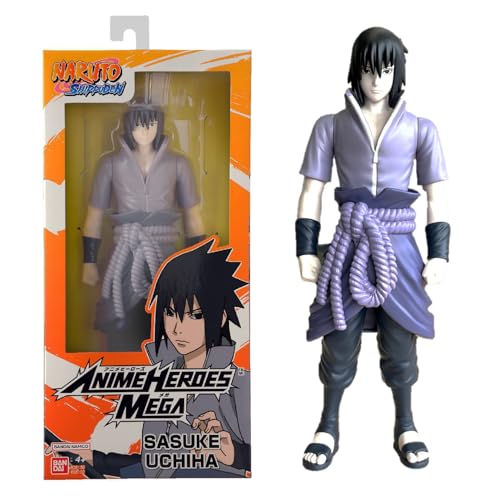 BANDAI - Anime Heroes - Naruto Shippuden - Manga-Figur Anime Heroes Mega 30 cm - Sasuke Uchiwa - Offizielle Naruto Lizenz - Große Gelenkige Naruto-Figur - Spielzeug für Kinder ab 4 Jahren- 38152 BANDAI - Anime Heroes - Naruto Shippuden - Manga-Figur Anime Heroes Mega 30 cm - Sasuke Uchiwa - Offizielle Naruto Lizenz - Große Gelenkige Naruto-Figur - Spielzeug für Kinder ab 4 Jahren- 38152 von BANDAI