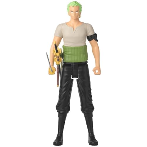 BANDAI - Anime Heroes - One Piece - Anime Heroes Mega Figur 30 cm Zoro - Große bewegliche Figur - Manga- Roronoa Zoro - Offizielle One Piece Lizenz - Spielzeug für Kinder ab 4 Jahren - 38332 BANDAI - Anime Heroes - One Piece - Anime Heroes Mega Figur 30 cm Zoro - Große bewegliche Figur - Manga- Roronoa Zoro - Offizielle One Piece Lizenz - Spielzeug für Kinder ab 4 Jahren - 38332 von BANDAI