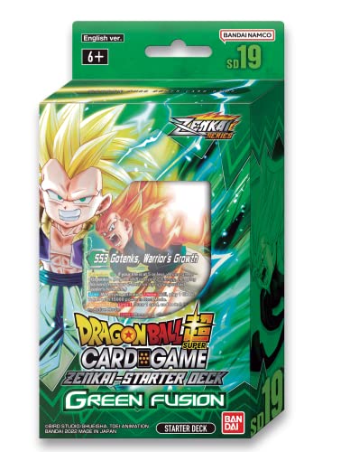 Bandai Dragon Ball Super CG: Zenkai Series Starter Deck (SD19) – Green Fusion, Kartenspiel, ab 6 Jahren, 1 Spieler Bandai Dragon Ball Super CG: Zenkai Series Starter Deck (SD19) – Green Fusion, Kartenspiel, ab 6 Jahren, 1 Spieler von BANDAI