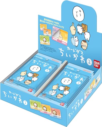 BANDAI Chiikawa 2 Dan Anime Sammelkarten-Set, 60 Stück von BANDAI