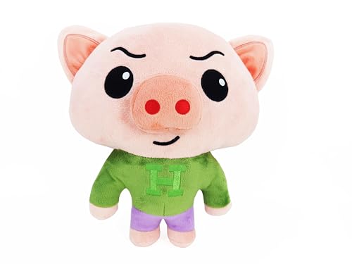 BANDAI - DX Hoggie PL85015 - Interaktives Plüschtier mit Sound, singt und ermutigt Kinder zum Spielen, fördert die Hörentwicklung, Kreativität und emotionale Bindung von BANDAI