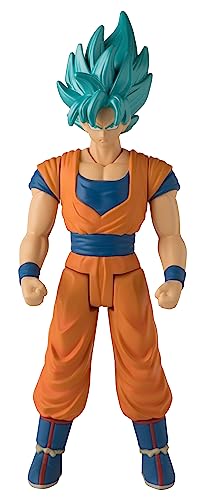 Bandai - Dragon Ball Super - Riesenfigur Limit Breaker 30 cm - Super Saiyan Goku Blue – Offizielle Lizenz - Große Gelenkfigur Goku - 36731 von BANDAI