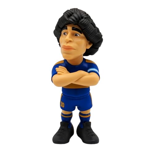 BANDAI MINIX MN13180 Diego Maradona Gelb und Blau, Argentinien, Sammlerstücke 12 cm, Geschenkidee für Kinder und Erwachsene, Fußballfans von BANDAI