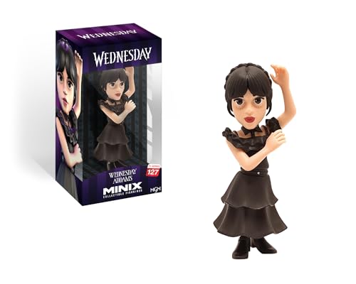 MINIX MN13487 Wednesday Figur Tanzkleid - Wednesday - Sammlerstücke 12 cm für Ausstellung, Geschenkidee für Kinder und Erwachsene, TV & Filmfans - MN13487 MINIX MN13487 Wednesday Figur Tanzkleid - Wednesday - Sammlerstücke 12 cm für Ausstellung, Geschenkidee für Kinder und Erwachsene, TV & Filmfans - MN13487 von MINIX