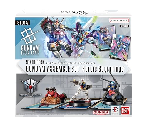 BANDAI Gundam Start Deck, Gundam-Montage-Set, Heroic Beginnings [ST01A] von BANDAI