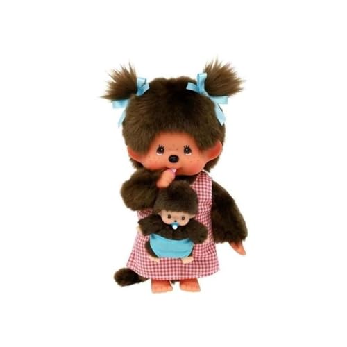 BANDAI - Monchhichi - Plüschtier Monchhichi Mama & Baby - Kultplüschtier der 80er - Kuscheliges 20 cm großes Plüschtier für Kinder und Erwachsene - SE243921 BANDAI - Monchhichi - Plüschtier Monchhichi Mama & Baby - Kultplüschtier der 80er - Kuscheliges 20 cm großes Plüschtier für Kinder und Erwachsene - SE243921 von BANDAI